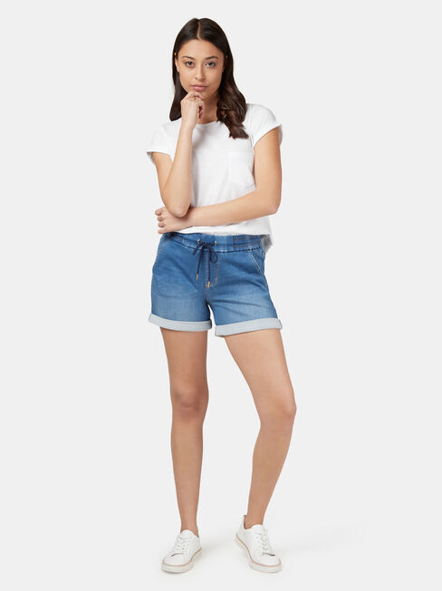 Nova Luxe Lounge Short, Mid Indigo, hi-res