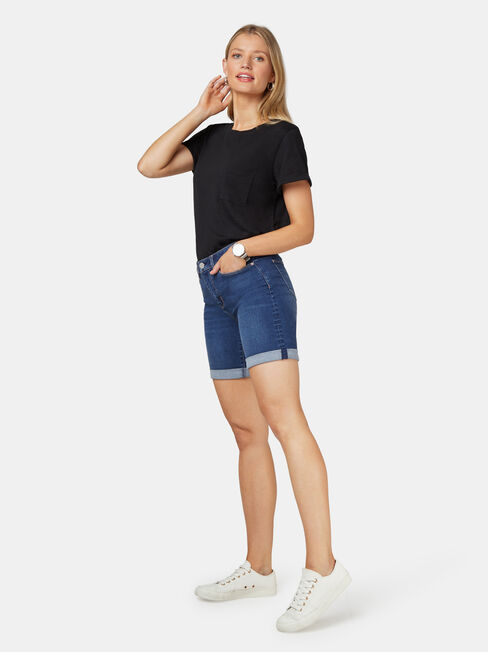 Sophia Bermuda Short, Blue, hi-res
