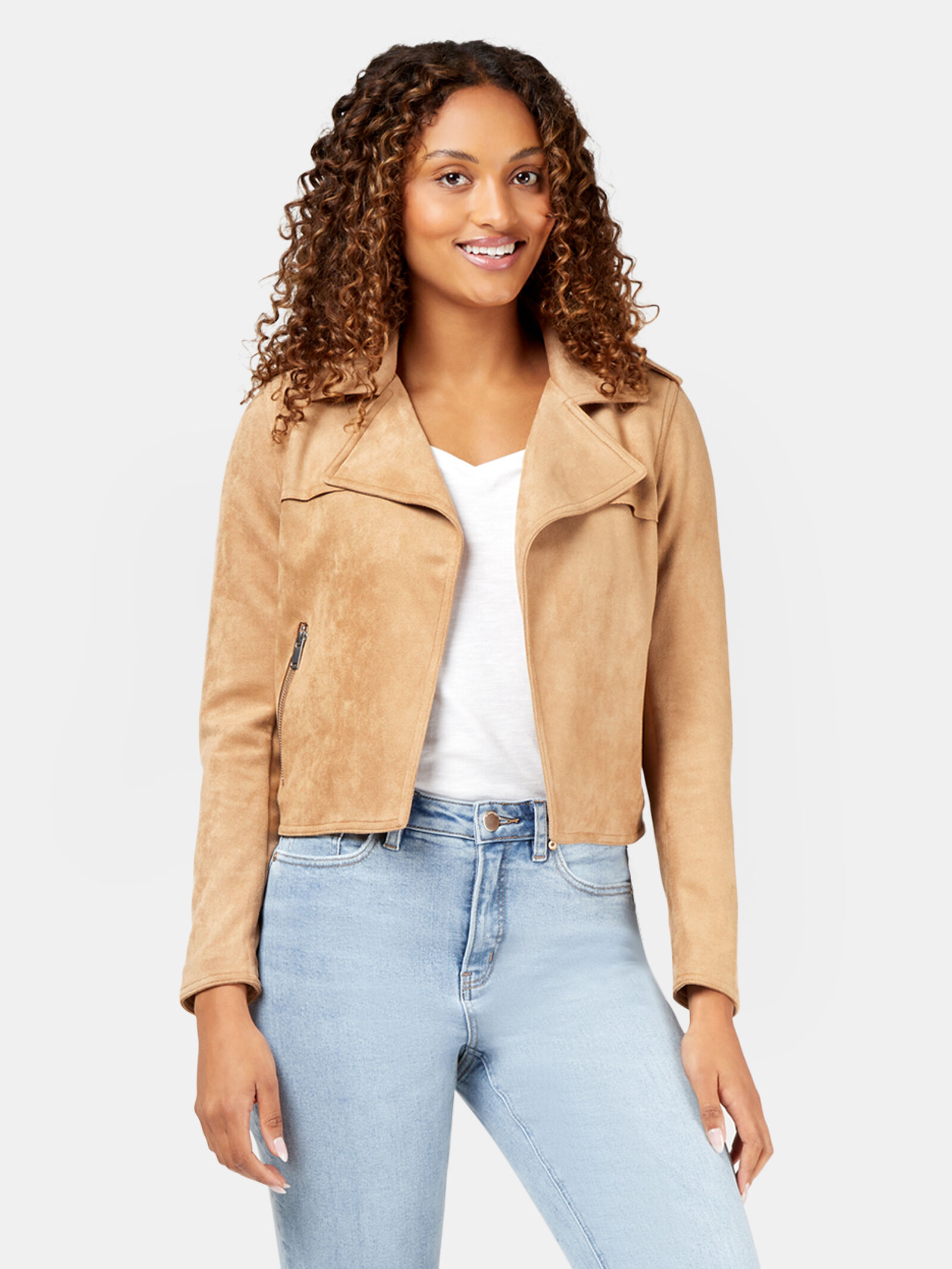 Luella Mocksuede Jacket