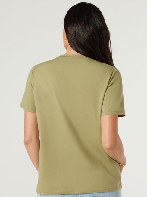 J-Luxe Tee, Sage, hi-res
