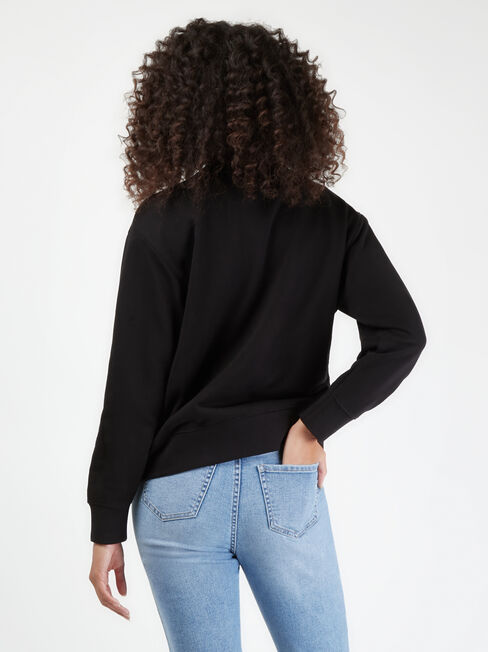 J-Luxe Sweat, Black, hi-res