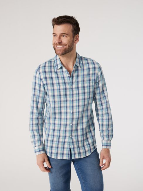 LS Maverick Check Linen Shirt