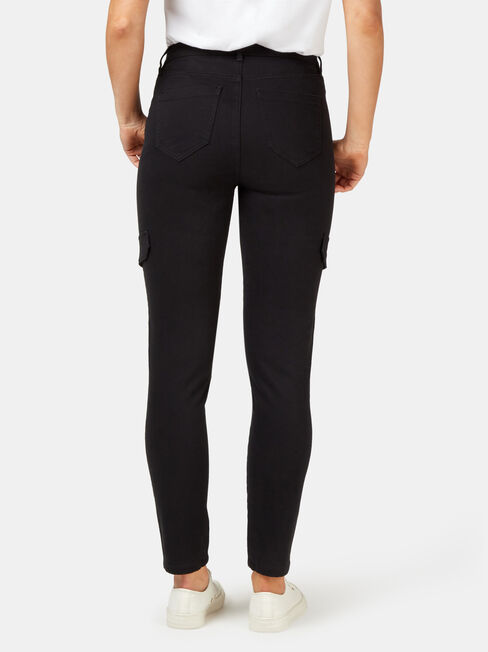 Frankie Utility Pant, Black, hi-res