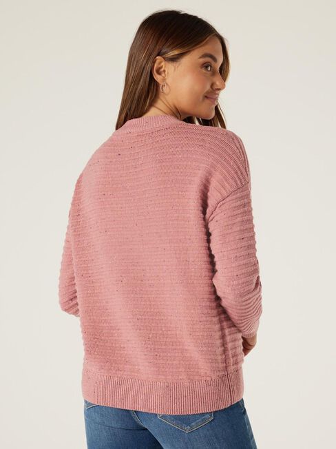 Matilda Nep Ottoman Knit, Dusty Pink, hi-res