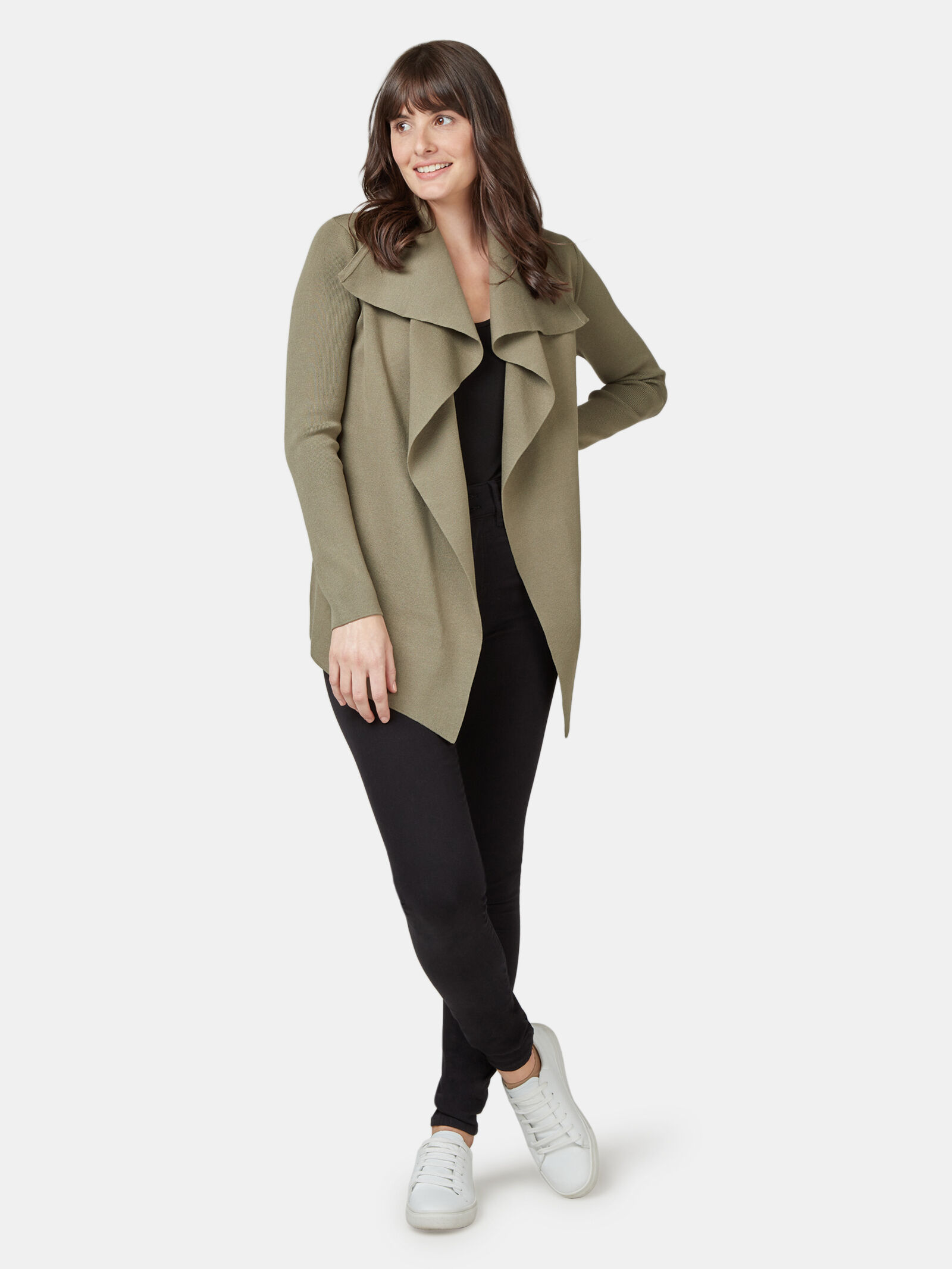 Gina Short Waterfall Cardigan