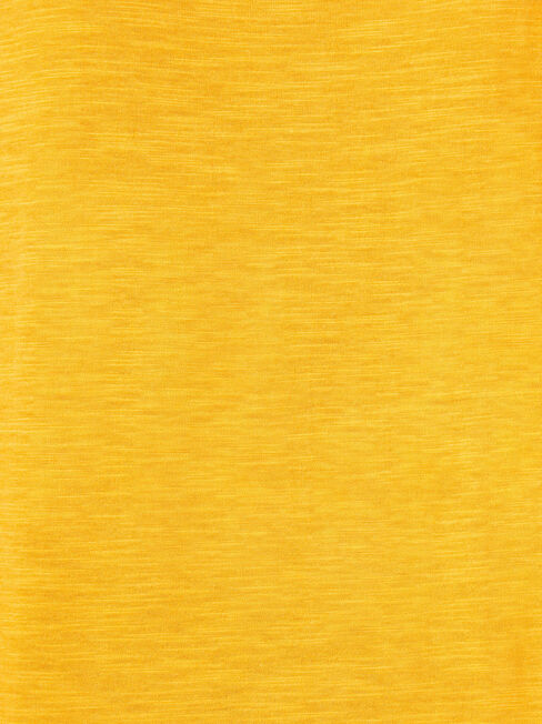 Essential Boatneck Tee, Yellow, hi-res