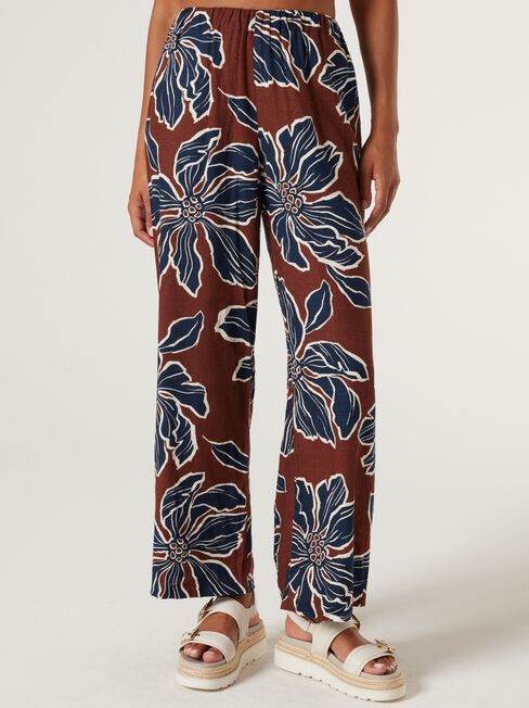 Trini Relaxed Pant, Bold Blooms, hi-res