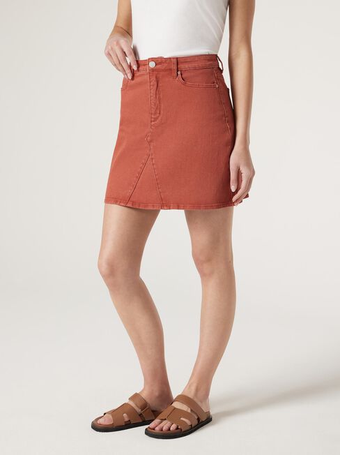 Aline Skirt, Red, hi-res