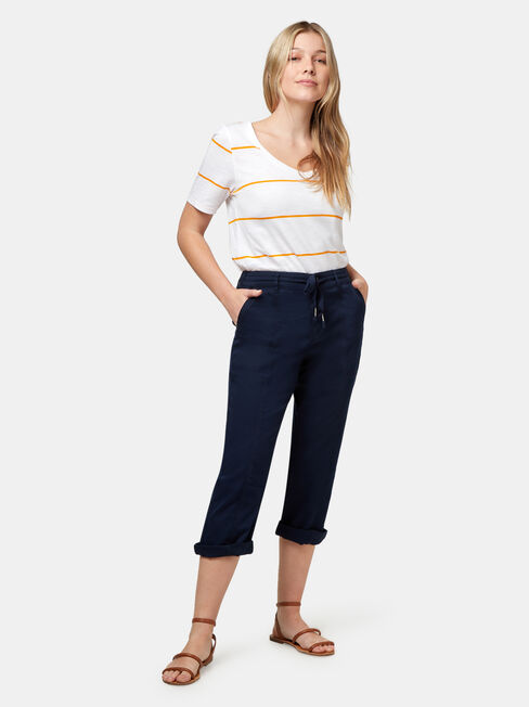 Caley 3/4 Pant, Blue, hi-res