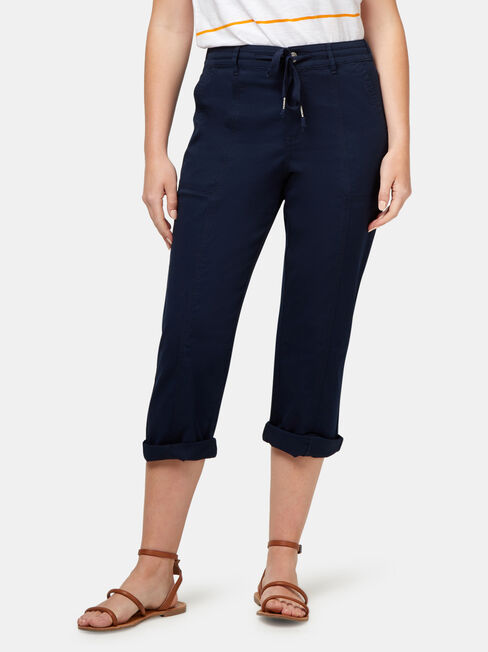 Caley 3/4 Pant, Blue, hi-res