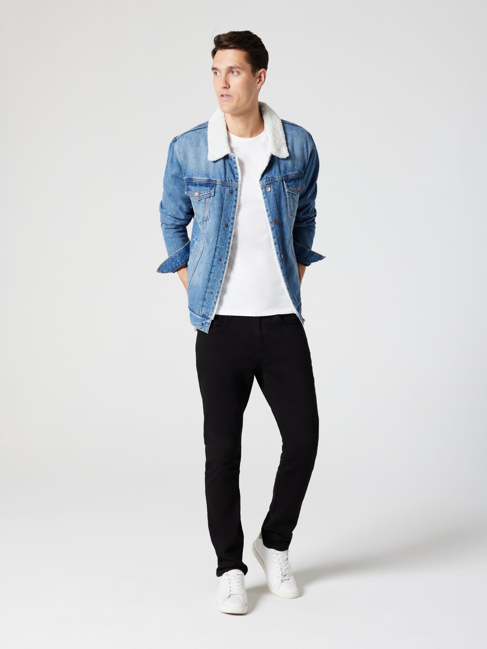 Dallas Sherpa Denim Jacket Jeanswest