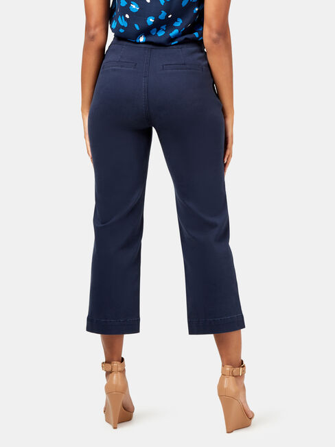 Arianna Button Side Pant, Blue, hi-res