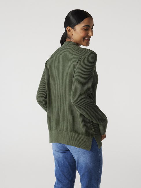 Eden Stand Neck Knit