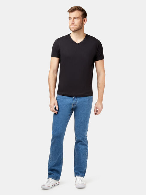 Straight Leg Jeans True Classic, Mid Indigo, hi-res