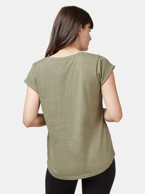 Essential Slub Pocket Tee, Nil, hi-res