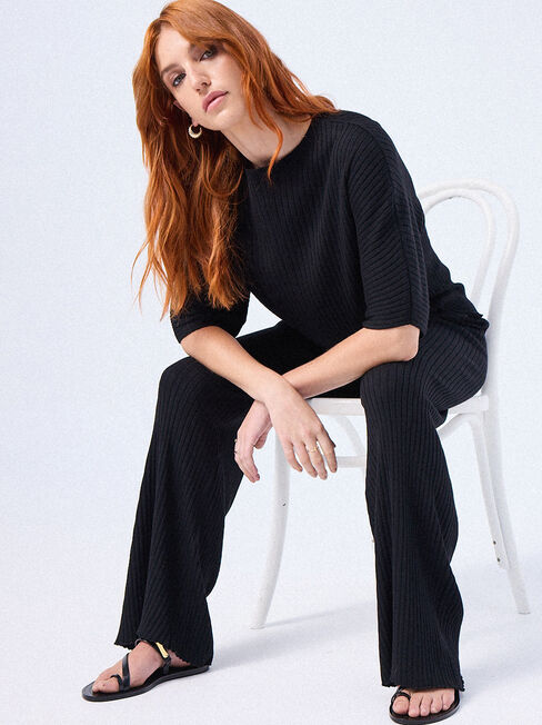 J-Luxe Chunky Rib Pant