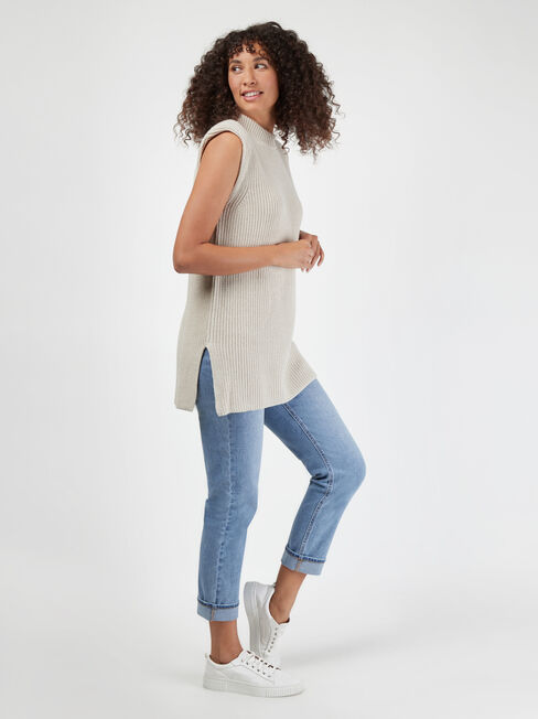 Gigi Vest, Brown, hi-res