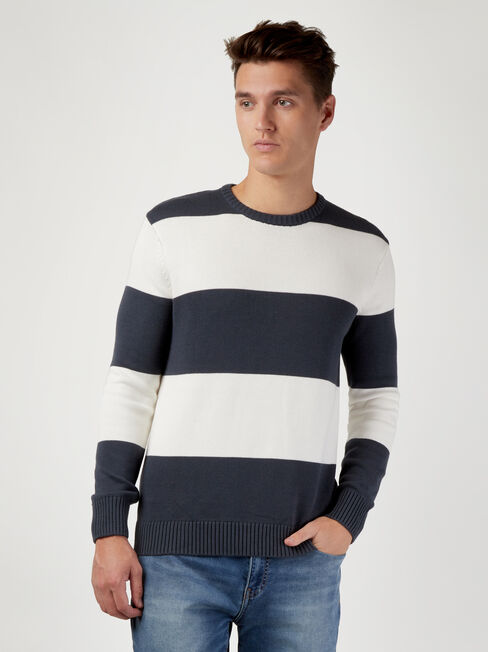 Louis Stripe Crew Knit