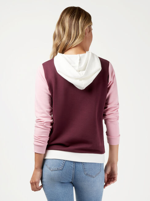 Rylee Hooded Sweatshirt, Multi, hi-res