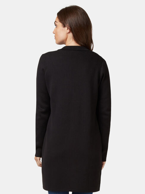 Billy Blazer Coatigan, Black, hi-res
