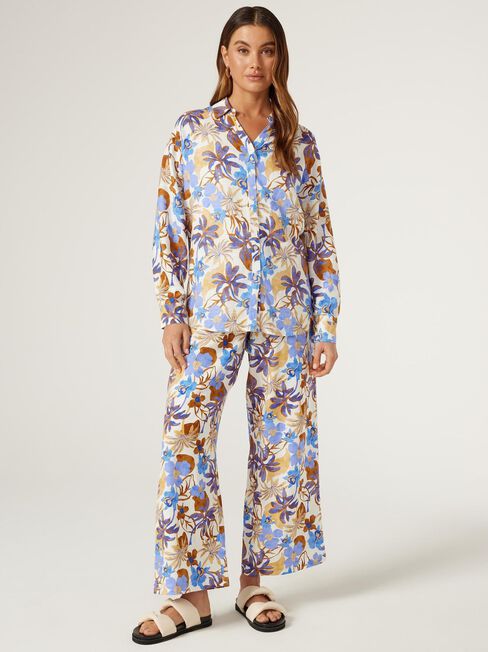 Tillie Wide Leg Pant, Print, hi-res