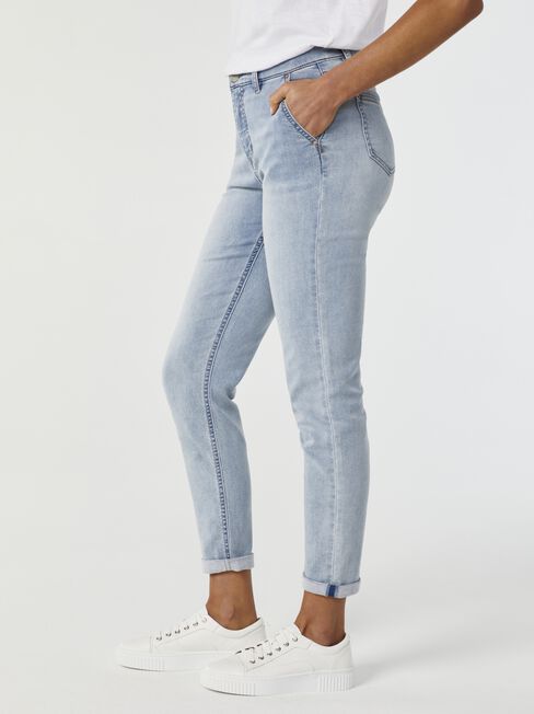 Louisa Slim Boyfriend Jeans, Light Vintage, hi-res