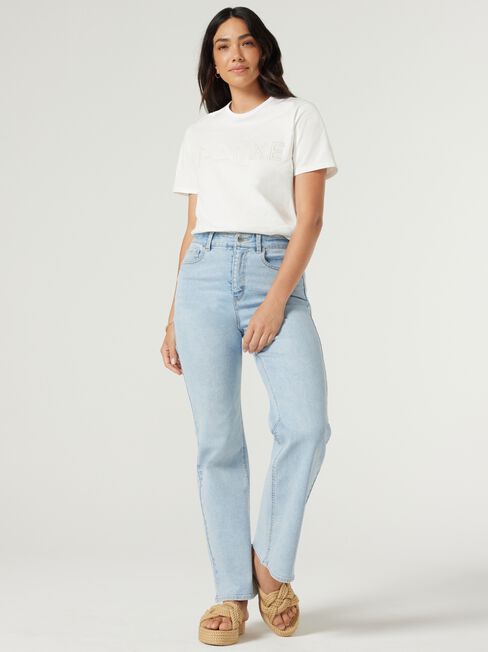 J-Luxe Tee, Bright White, hi-res