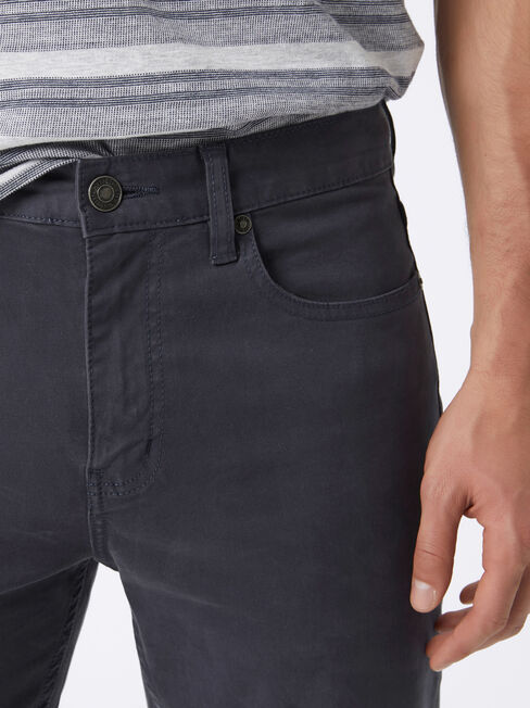 Slim Straight jeans Navy, Coloured, hi-res