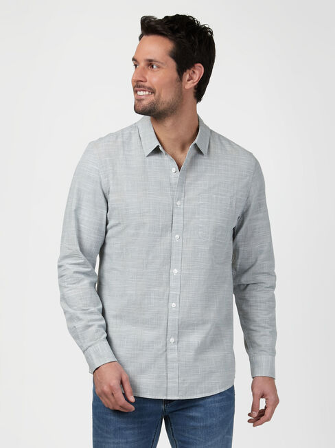 LS Max Check Shirt, Green, hi-res