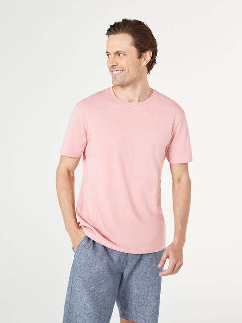 SS Pablo Slub Basic Tee, Dusty Pink, hi-res