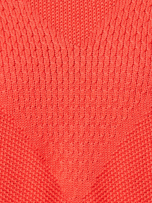 Agnes Chevron Pullover, Orange, hi-res