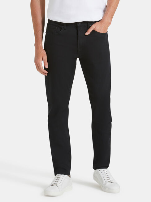 Slim Tapered Jeans Black Rinse