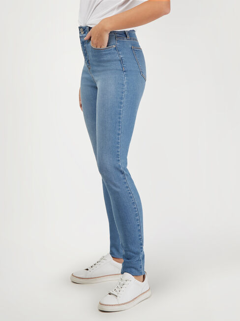 Tummy Trimmer Skinny Jeans, VintageWash, hi-res