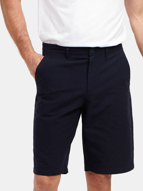 Hayden Textured Chino Short, Blue, hi-res