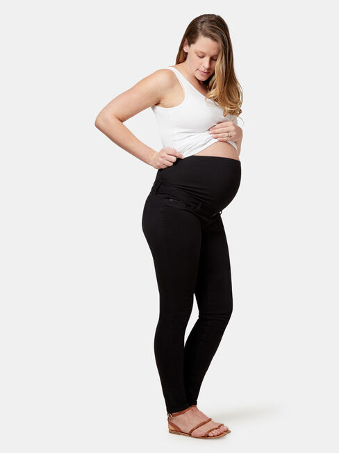 Maternity Skinny Jeans Black Night
