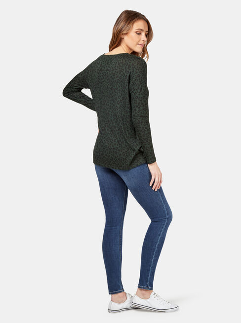 Sarah Soft Touch Pullover, Green, hi-res