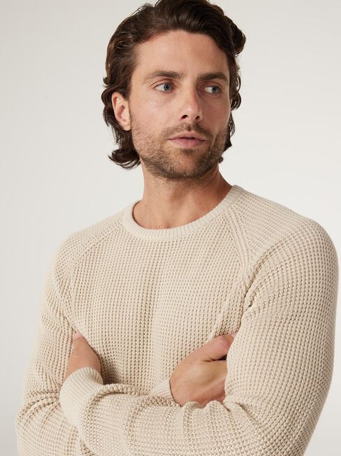 Jack Textured Raglan Knit, Oatmeal, hi-res