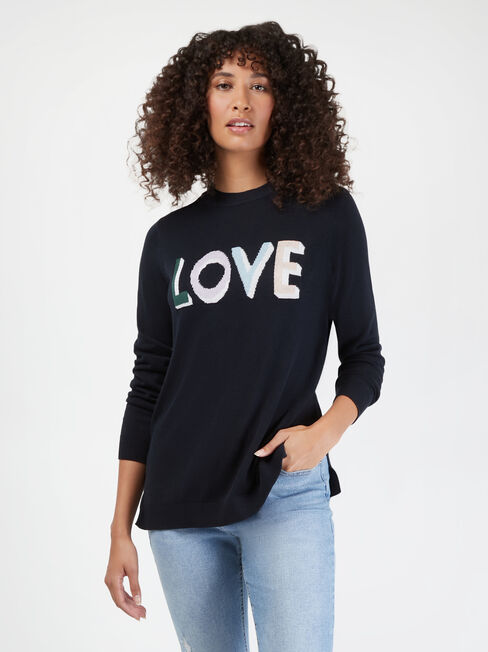 Danica Love Knit, Blue, hi-res