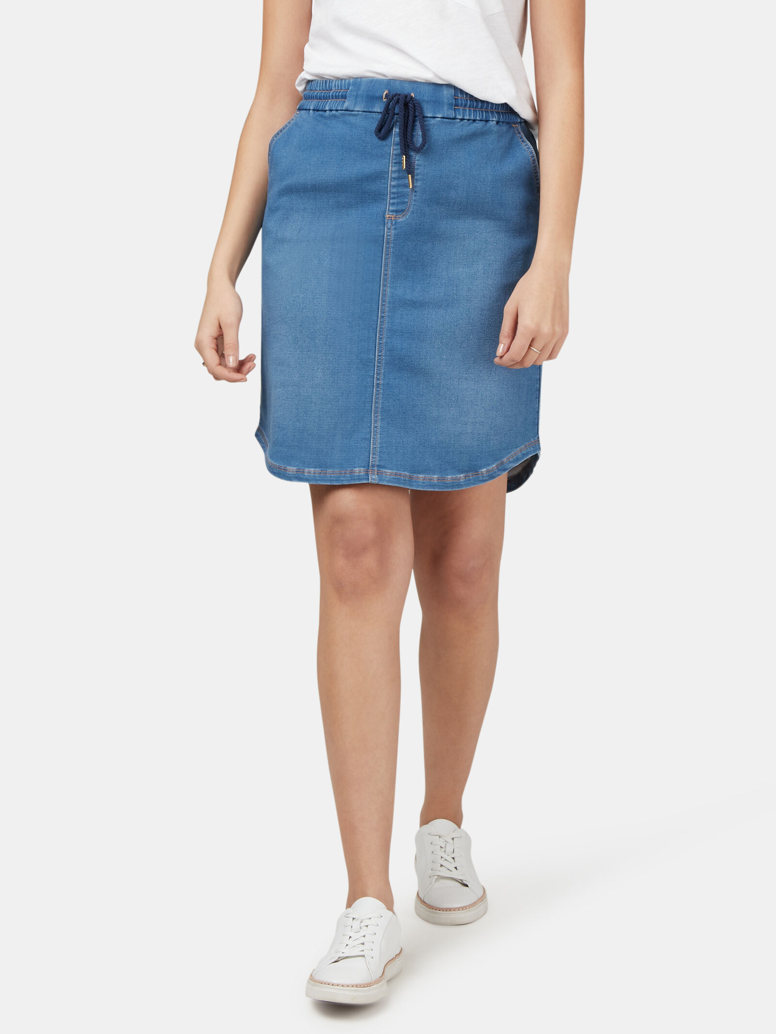 Lulu Luxe Lounge Knee Length Skirt Jeanswest
