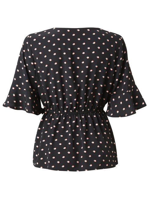 Jenny Wrap Print Top, Multi, hi-res