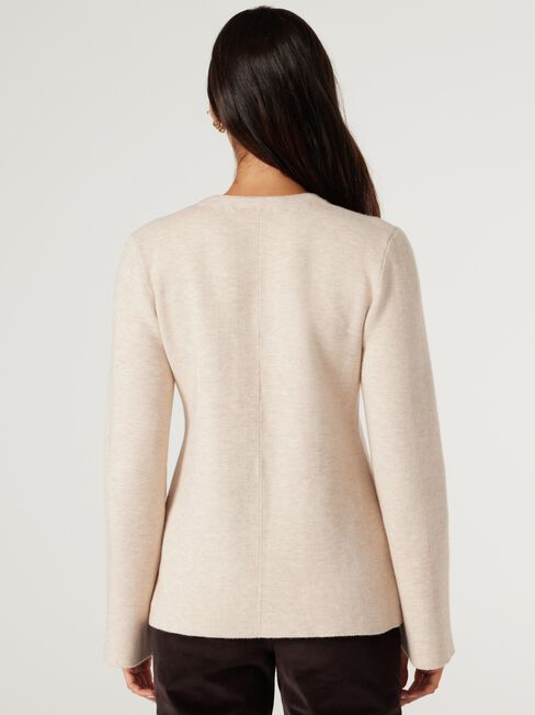 Hayleigh Knit Cardigan, Oatmeal, hi-res