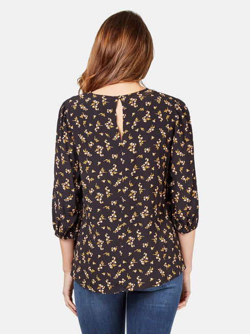 Bex Blouse, Black, hi-res