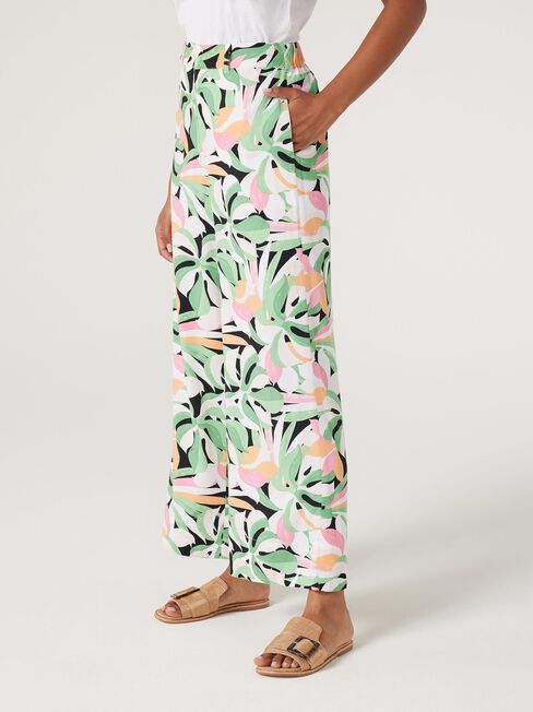 Joy Wide Leg Pant, Broadleaf Palm, hi-res