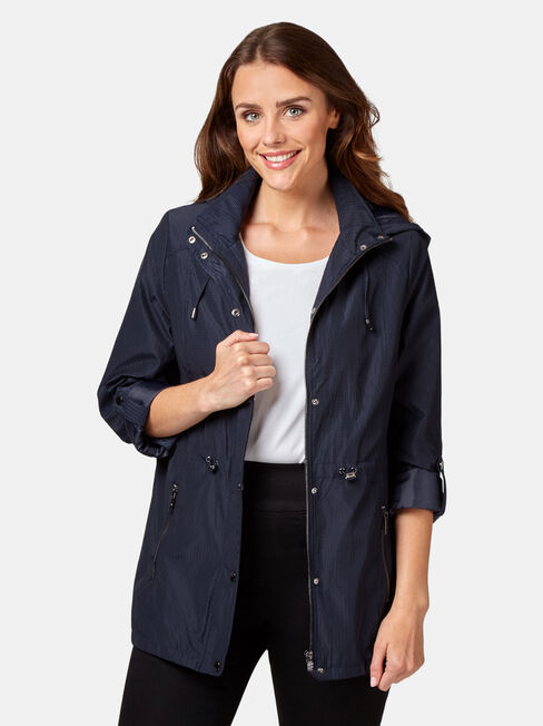 Kate Water Resistant Jacket, Blue, hi-res