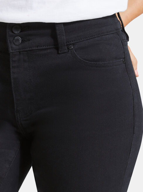 Hip Hugger Skinny Jeans Black Night, Black, hi-res