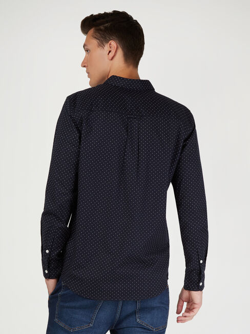 LS Elliot Oxford Shirt, Blue Stripe, hi-res