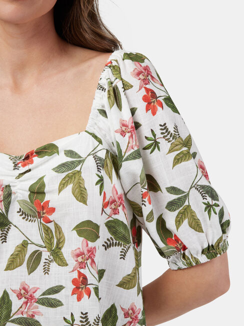 Lucinda Square Neck Top, Multi, hi-res