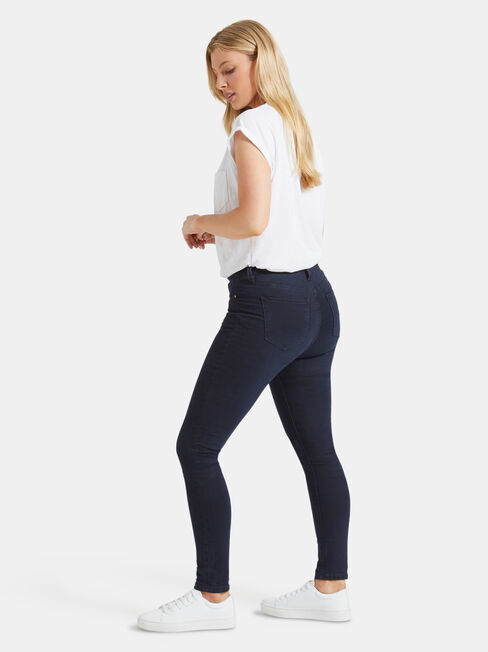 Curve Embracer Skinny Jeans Indigo Ink, Dark Indigo, hi-res