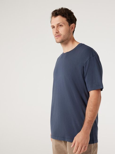 SS Ace Relaxed Fit Basic Crew Tee, Faded Ink, hi-res