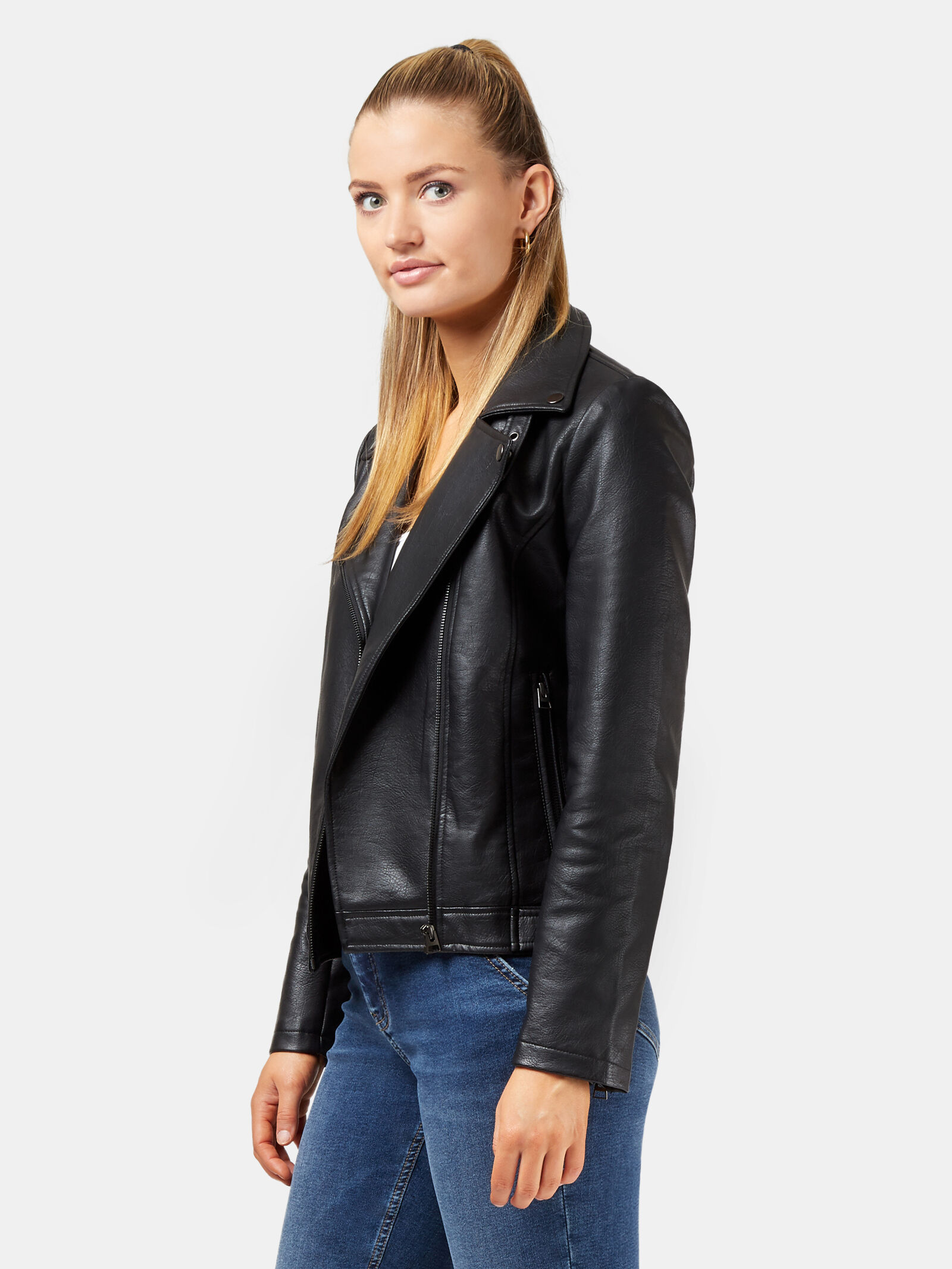 Jeans west leather jacket deals